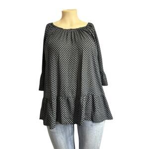 Black Rainn: Beautiful Career/Business Casual 3/4 Sleeve Cute Light Flowing